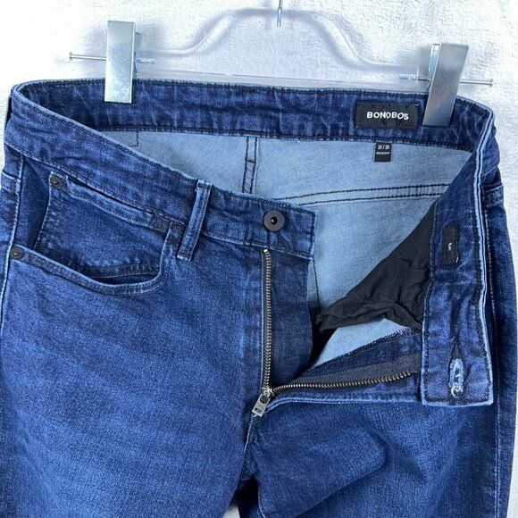 Bonobos Straight Leg Jeans Slim Fit Medium Wash Womens Blue Size 30/30 - Picture 5 of 11